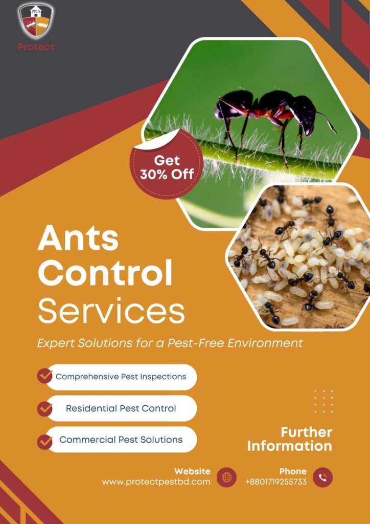 Ant control Poster of protect pest bd