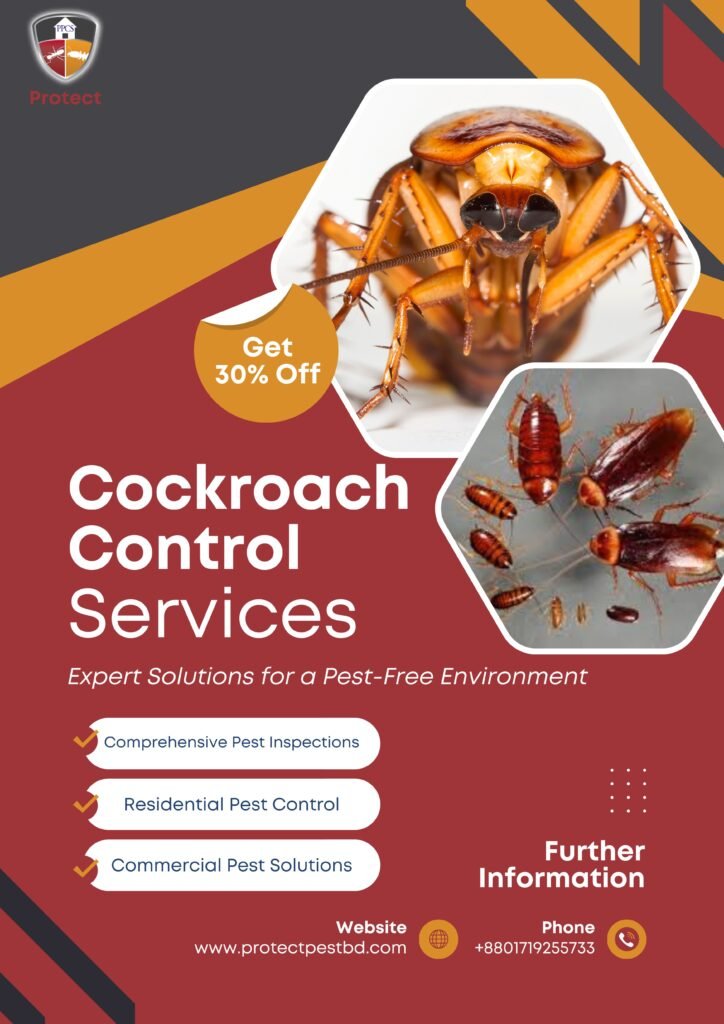 Cockroach control Poster by Protect Pest Control Services